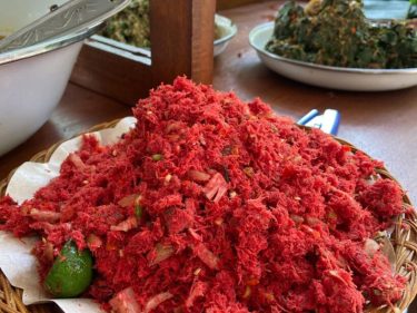 resep membuat lawar bali barak yang anti gagal