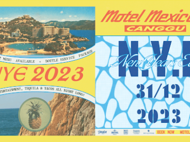 Yuk Bersulang untuk tahun 2024 di Motel Mexicola Canggu