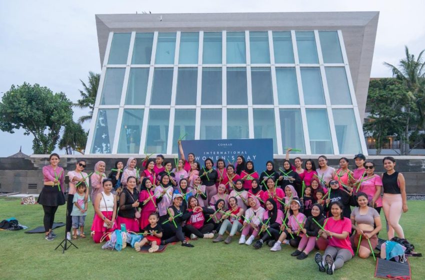 Rayakan Hari Perempuan Internasional, Conrad Bali Gelar Fitness Inovatif