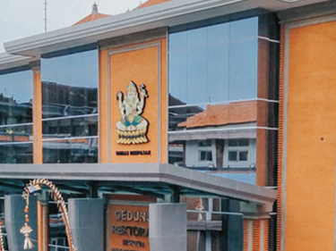 gedung rektorat universitas mahasaraswati denpasar