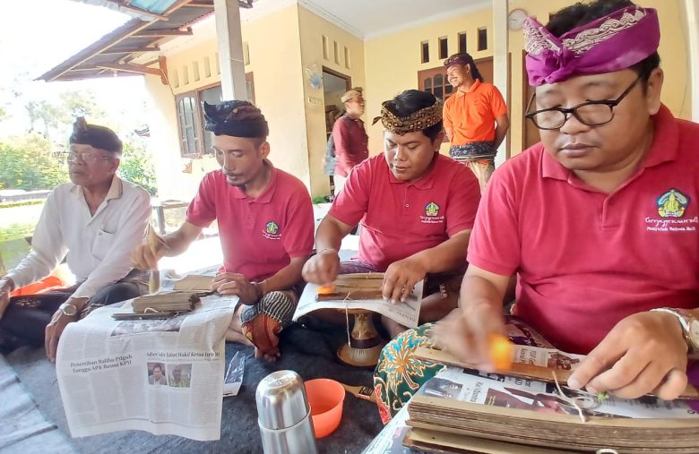 Upaya Konservasi Lontar ‘Druwen Krama’ di Klungkung, Bali