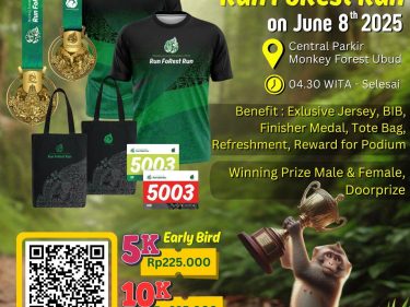 Monkey Forest Ubud Run 2025 Lari di Tengah Keindahan Alam yang Menyehatkan