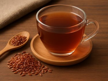 teh beras merah menjadi salah satu kuliner enak di tabanan yang wajib dicoba