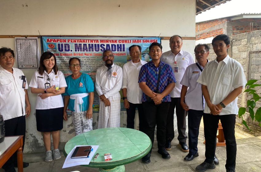  Pemantauan dan Pendampingan UMKM Mahusadhi: Inovasi Minyak Cukli Berbasis Tradisi Bali