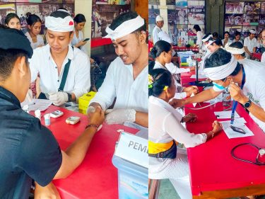 Universitas Bali Internasional gelar cek kesehatan gratis di besakih