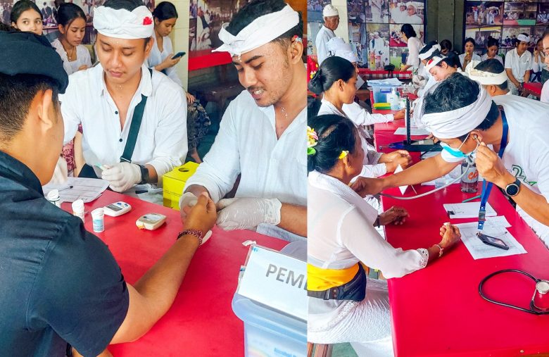 Universitas Bali Internasional gelar cek kesehatan gratis di besakih