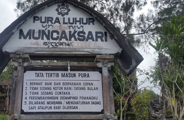 Pura Muncak Sari: Surganya Pencari Jodoh di Lereng Gunung Batukaru Tabanan