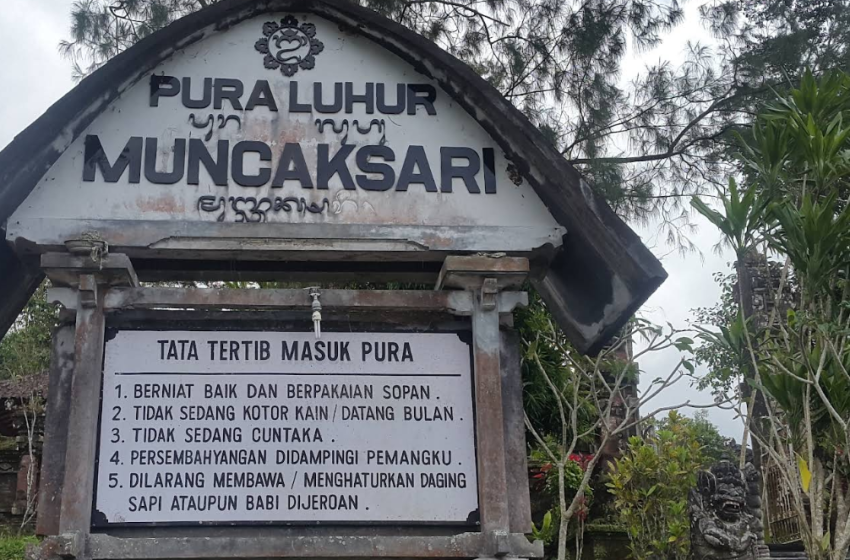 Pura Muncak Sari: Surganya Pencari Jodoh di Lereng Gunung Batukaru Tabanan