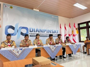 Dianpinsat 2025 Kwarcab Denpasar Resmi Dibuka, Cetak Pemimpin Muda Pramuka Berkarakter