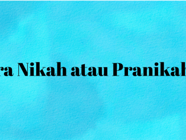 pra nikah atau pranikah yang benar sesuai dengan KBBI