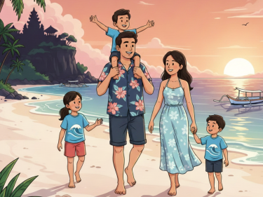 Abaikan Kerjaan Bentar, Ini Wisata Bali yang Cocok untuk Liburan Keluarga