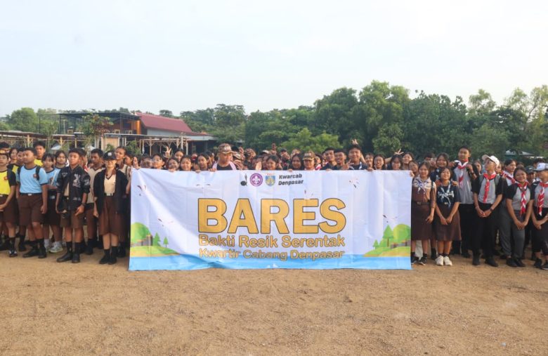 Kwarcab Denpasar Gelar Bakti Resik Serentak Peringati Hari Kepanduan Sedunia 2026